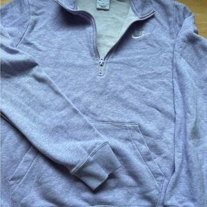 Nike Women's Lavender Half-Zip Hoodie